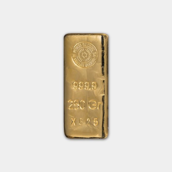 Lingote-Oro-Fino-250 gr-SEMPSA-1