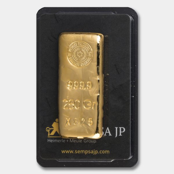 Lingote-Oro-Fino-250 gr-SEMPSA-2