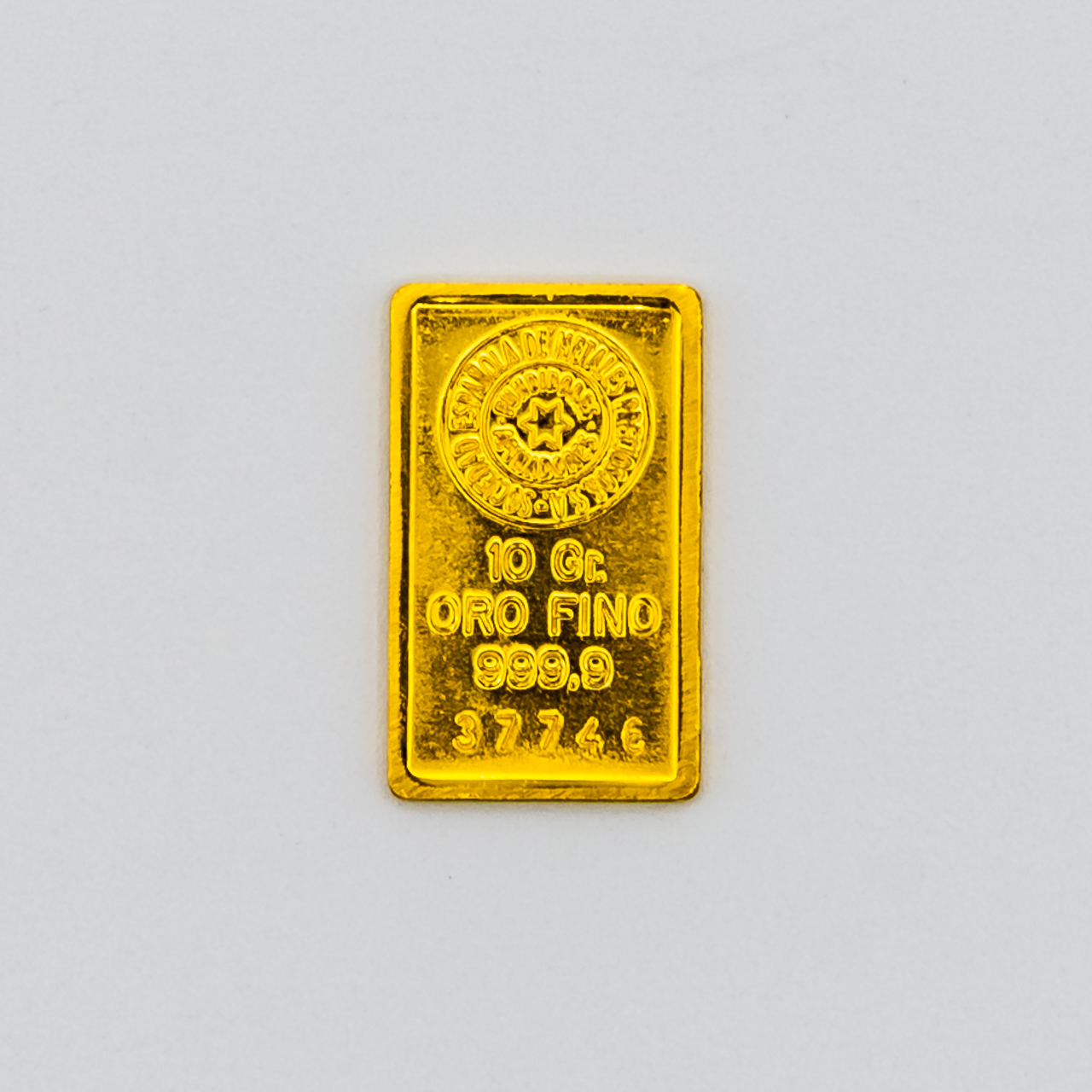 1,0 gramos de oro fino motivo-mapa signo del zodíaco "escorpión" lingote de oro oro 999,9 