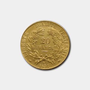 Moneda 20 Francos "Ceres"